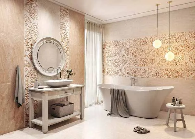 خرید کاشی حمام کرم طلایی با قیمت استثنایی
